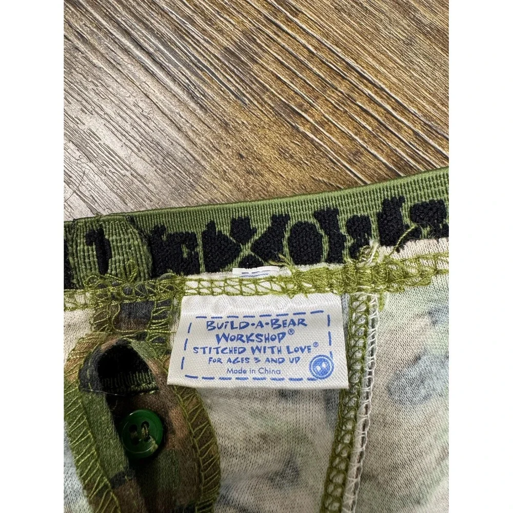 Build-A-Bear Workshop Camouflage Bearboxer Briefs Plush Accessory Green Camo